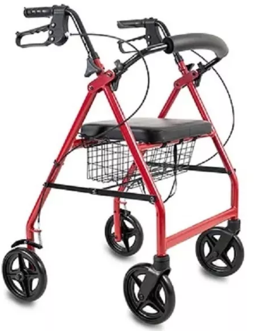 Andador con ruedas freno y asiento - Imagen 2